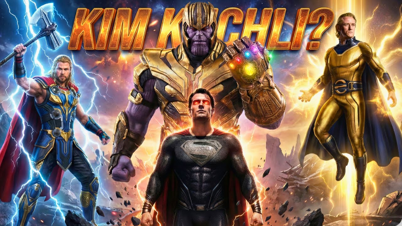 Supermen Vs Darksaid Thanos Qizil Jodugar | Kim Kuchli ?