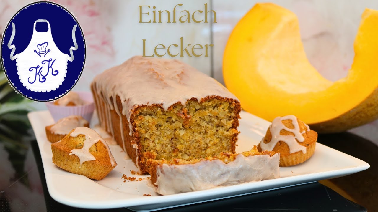 🎃 Saftiger Kürbis-Nusskuchen | Einfaches Herbstrezept 🍁