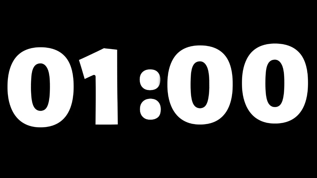 ⏳✨ 1-minutowy timer | Idealne odliczanie do szybkich wyzwań i kr&oacute;tkich zadań ⚡