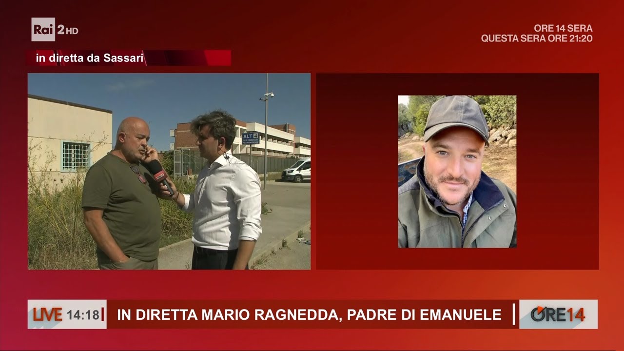 Cinzia Pinna, parla il padre di Emanuele Ragnedda dopo l'incontro in carcere - Ore 14 del 02/10/2025