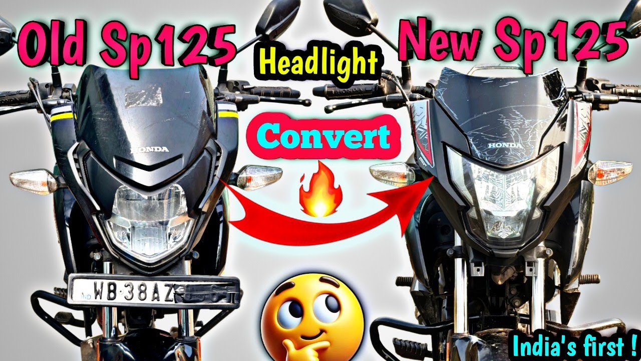How to install New Model Sp 125 Headlight in Old Sp 125 😲 Direct Plugin Play || india’s first sp 125