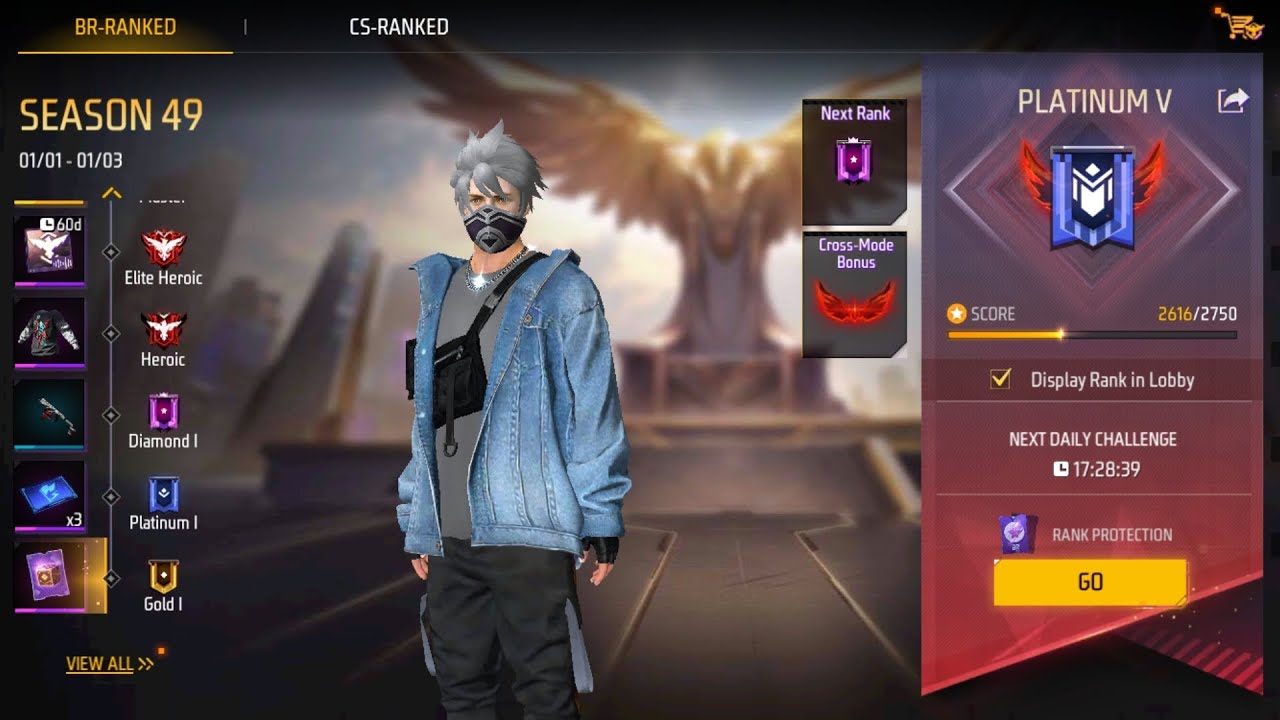 Holy Lag !! (FREE FIRE BR-RANKED SEASON 49 PART 1)