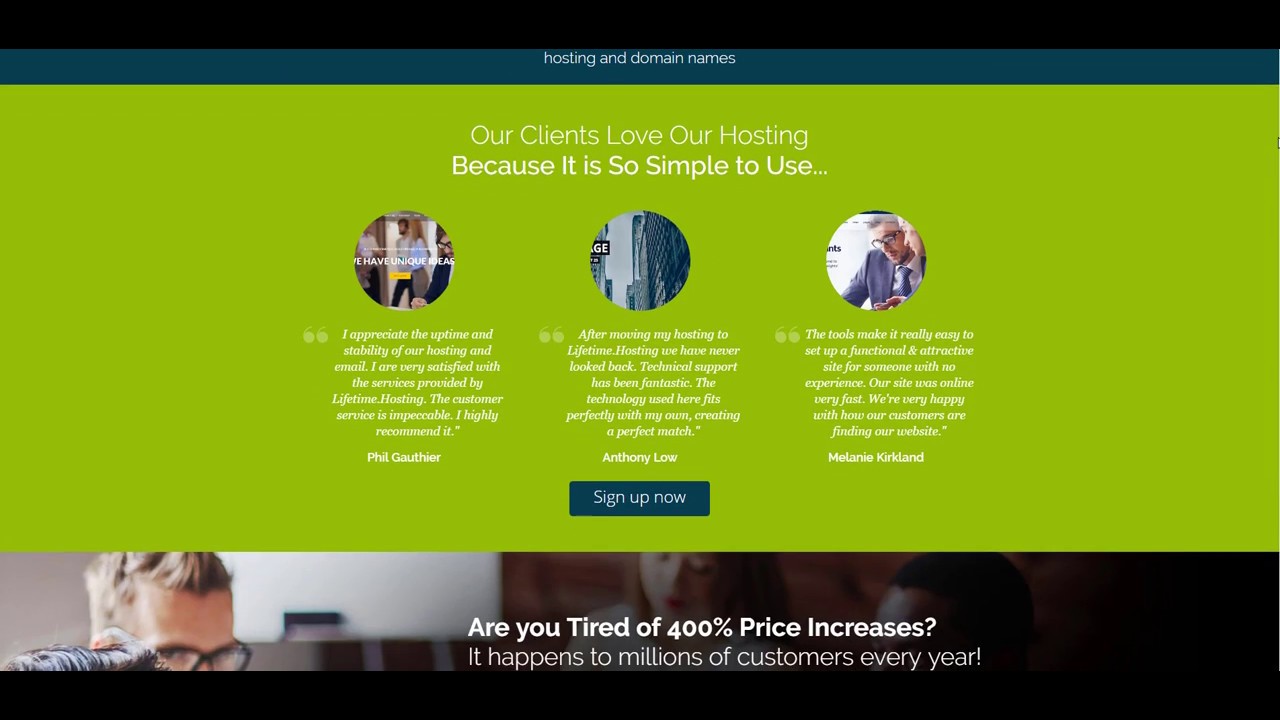 Lifetime Hosting Bonus Review