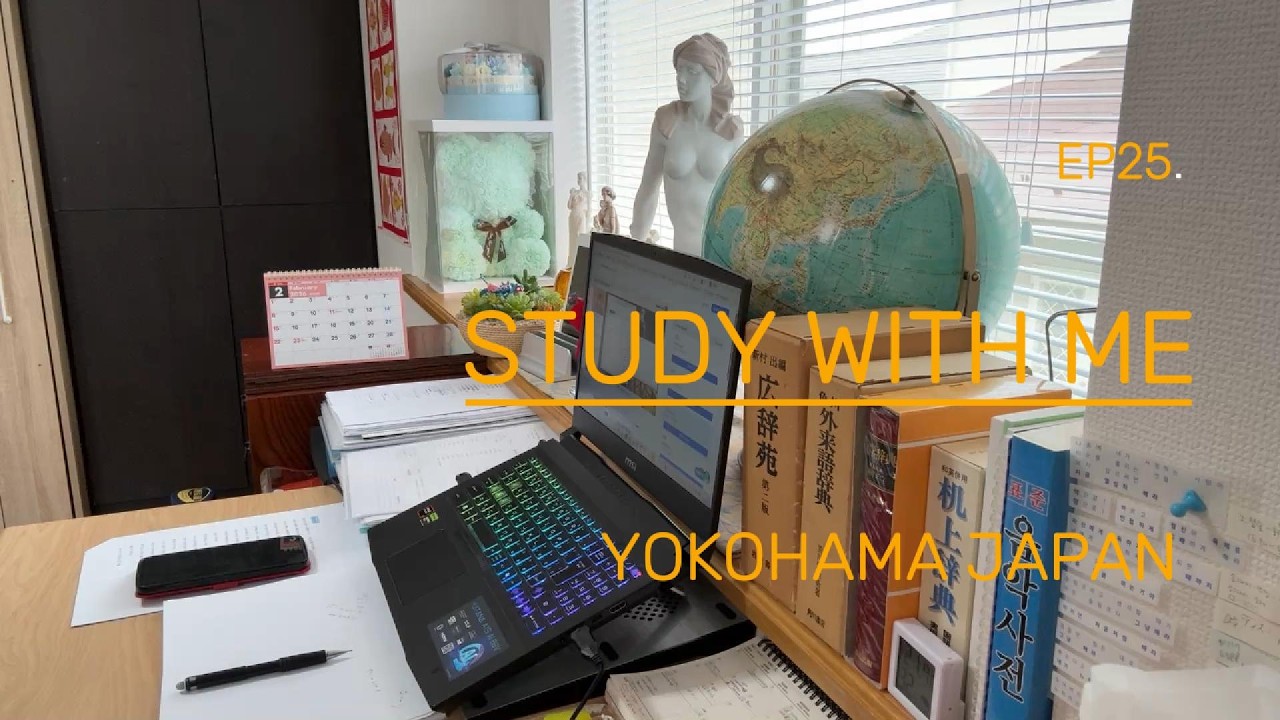 EP25SWM#스터디위드미 #집중공부 #3월루틴 #공부ASMR #studywithme #focus #productivity #asmrstudy#studywithme #集中