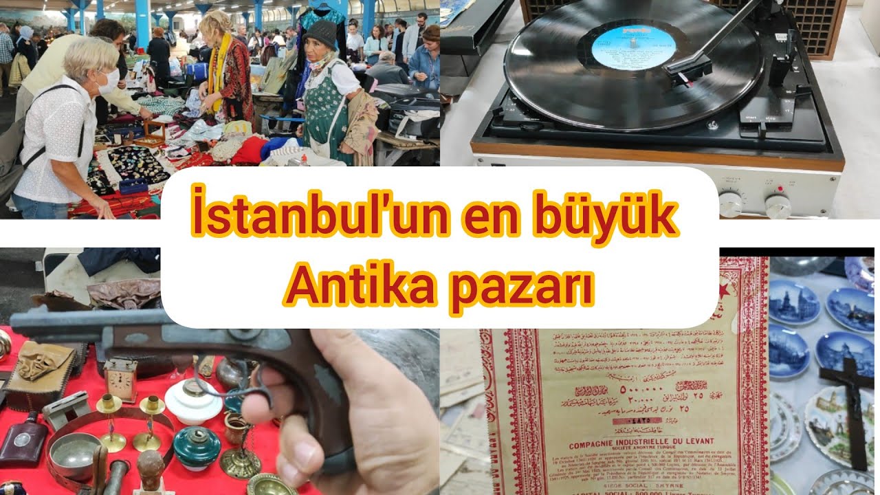 İstanbul'un en büyük antika pazarı/Feriköy bit pazarı bölum1/ biggest antique market in istanbul