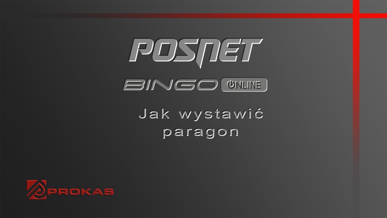 Kasa fiskalna Posnet Bingo Max - jak wystawić paragon