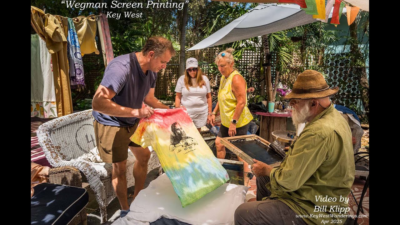 David Wegman Screen Printing Time Lapse