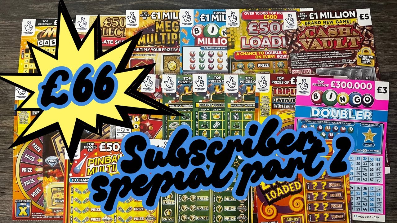 😱Part 2 Subscriber special! £66 gamble with Allwyn scratch tickets! How far can we go? 😱