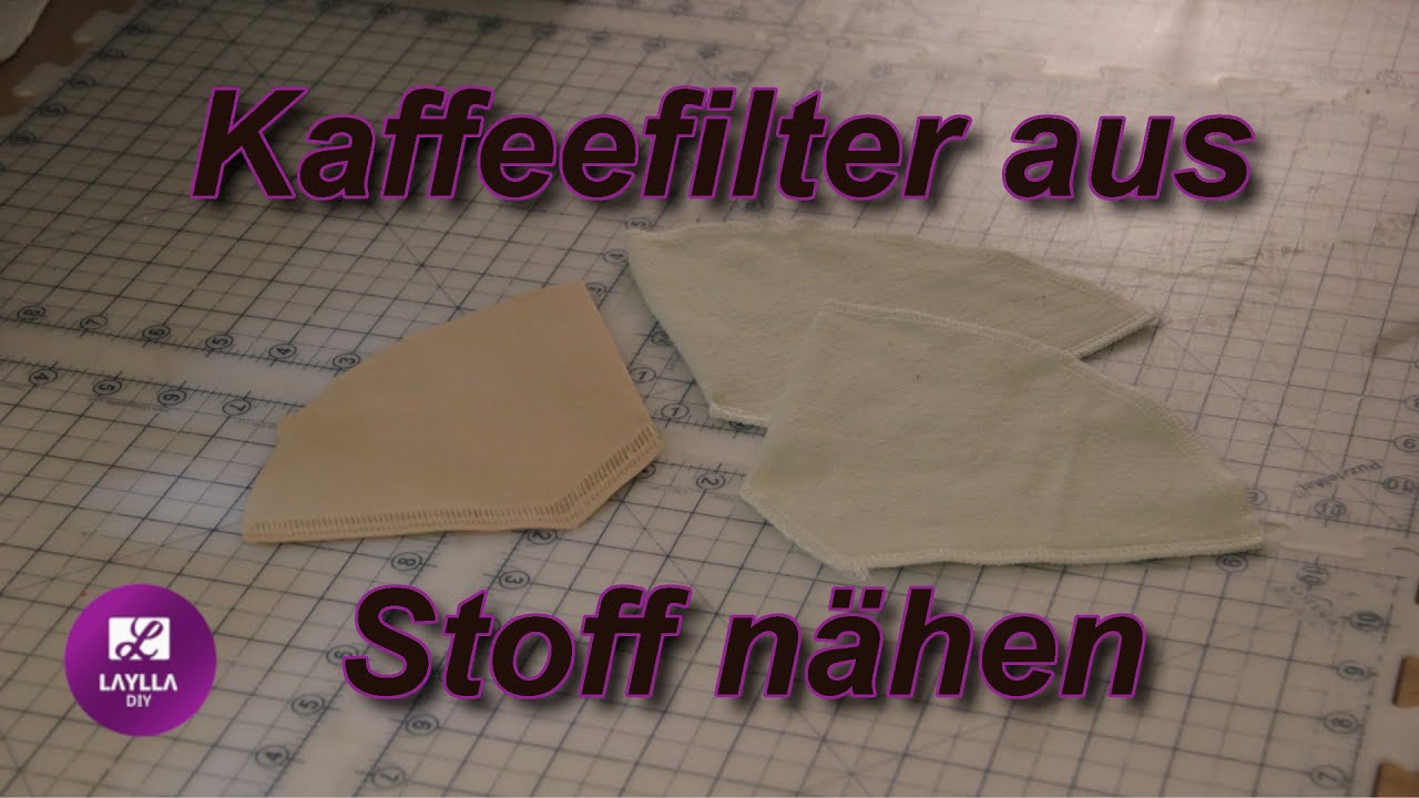 Kaffeefilter aus Stoff selber nähen DIY / Tutorial