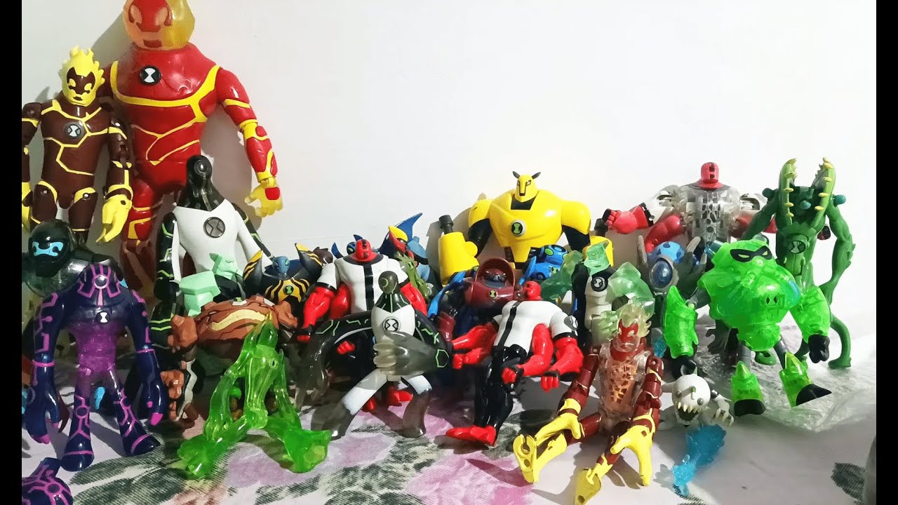 BEN 10 MEGA UNBOXING DE BONECOS! PRIMEIRO VÍDEO DO CANAL