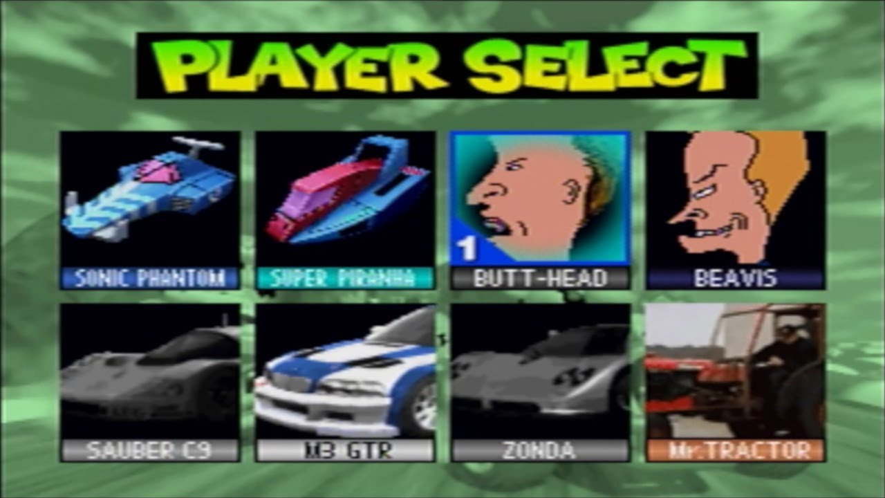 Beavis and Butt-Head In Mario Kart 64 (Real N64 Capture)