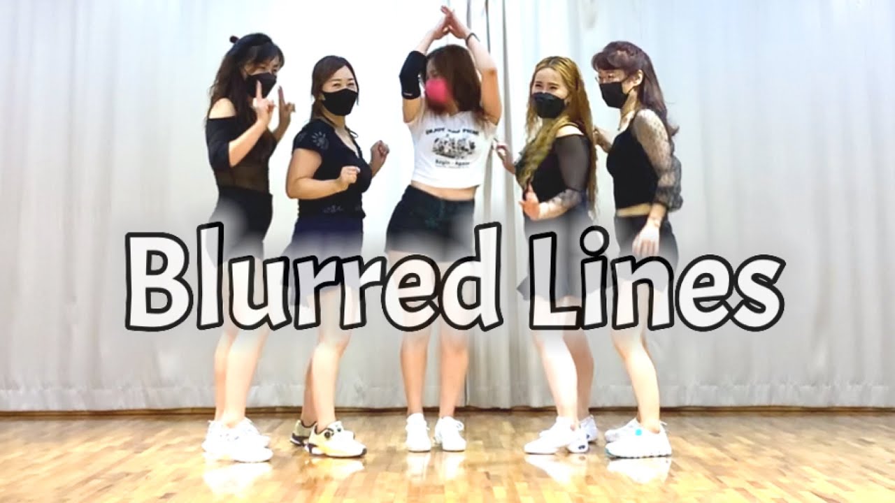 Blurred Lines line dance / Beginner / 블러드 라인스 초급 라인댄스