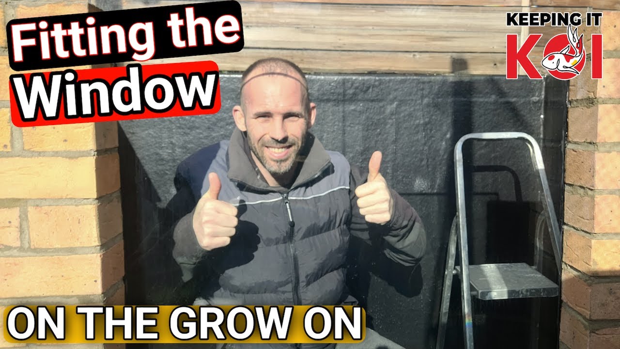 How to Fit a Window to a Fibreglassed Pond