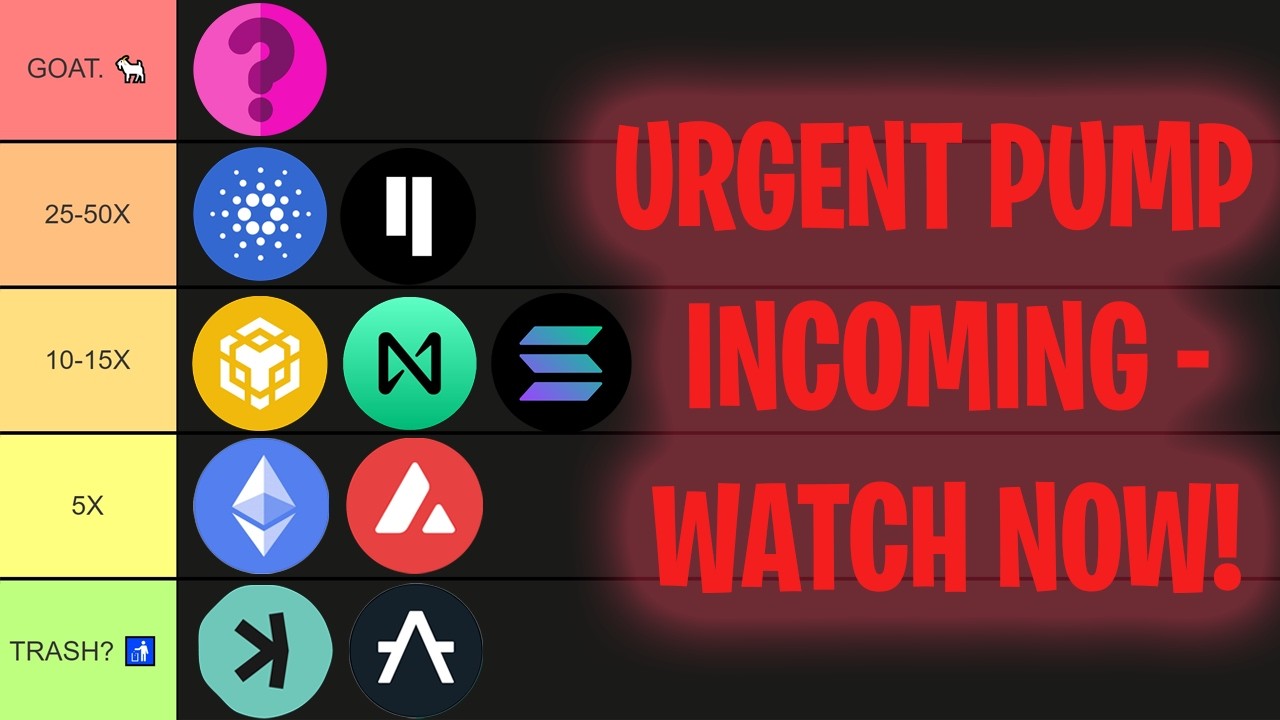 GREATEST Crypto Layer 1 Tier List (100x SECRET GEM!?)