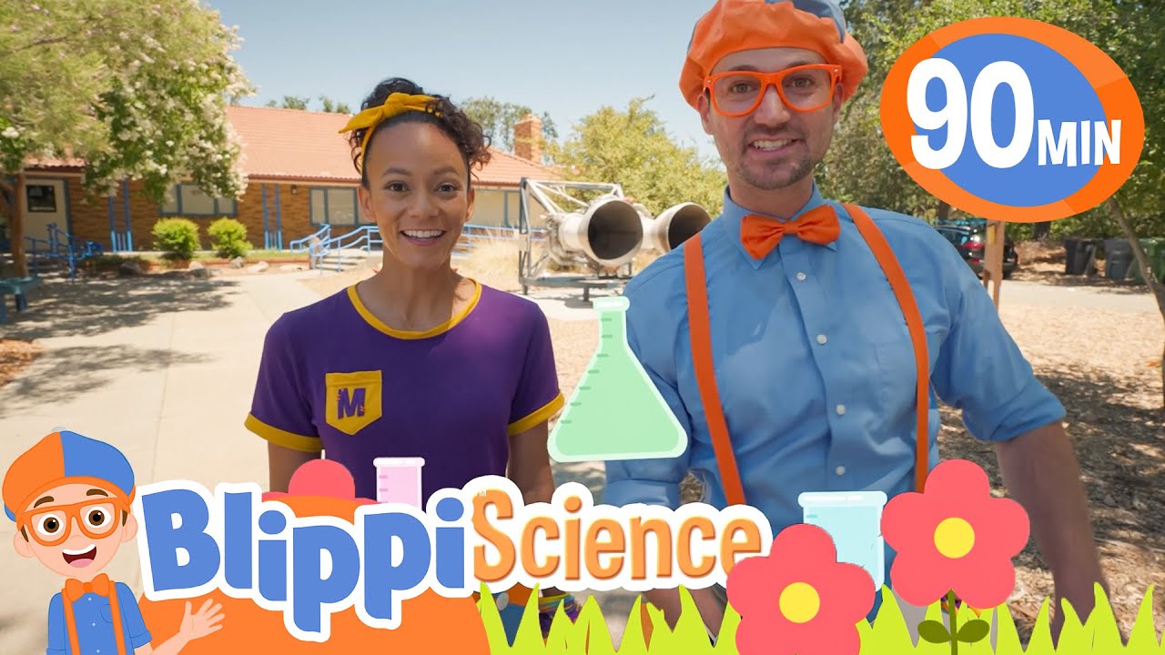 Blippi & Meekah Environmental Hunt | Blippi | NEW Superhero Cartoon for Kids | Moonbug Kids
