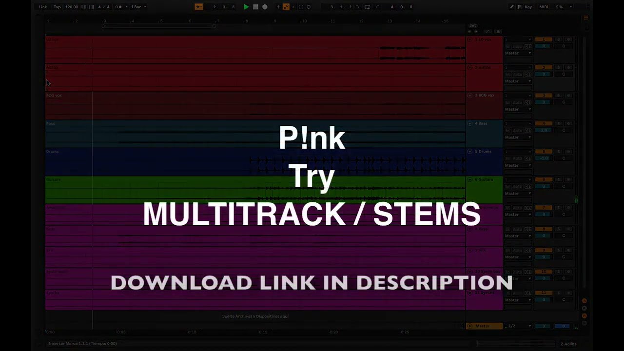 P!nk - Try | MULTITRACKS and Stems
