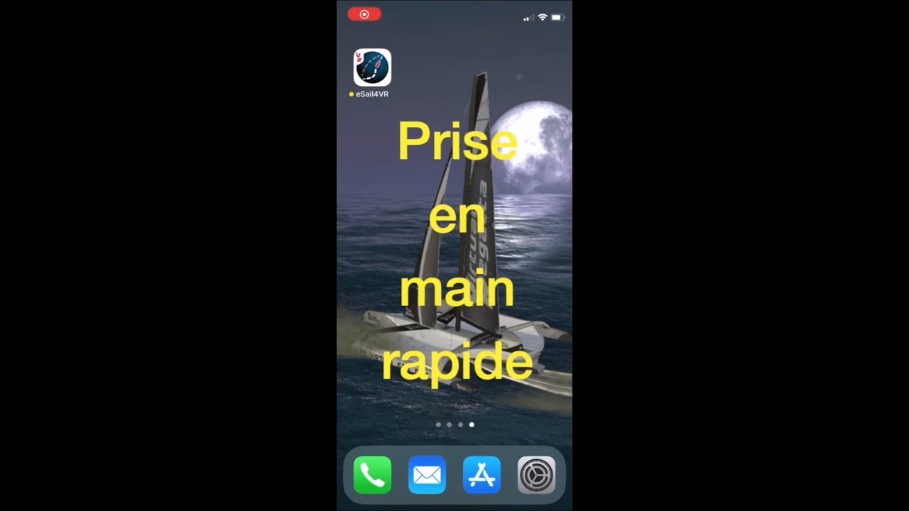 eSail4VR V.1.11 Prise en main rapide