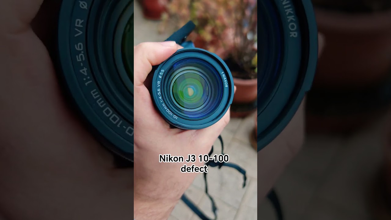 Nikon 1 j3 10-100 mm дефект