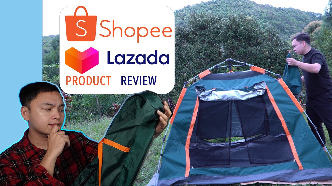 Assembling Tent from Shopee and Lazada | BEST FOR CAMPING AND OUTDOOR ACTIVITIES under 2000 pesos