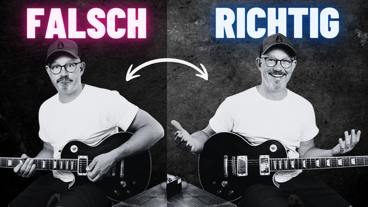 Wenn Du flüssiger Gitarre spielen willst ➠ Vermeide DIESE Fehler!