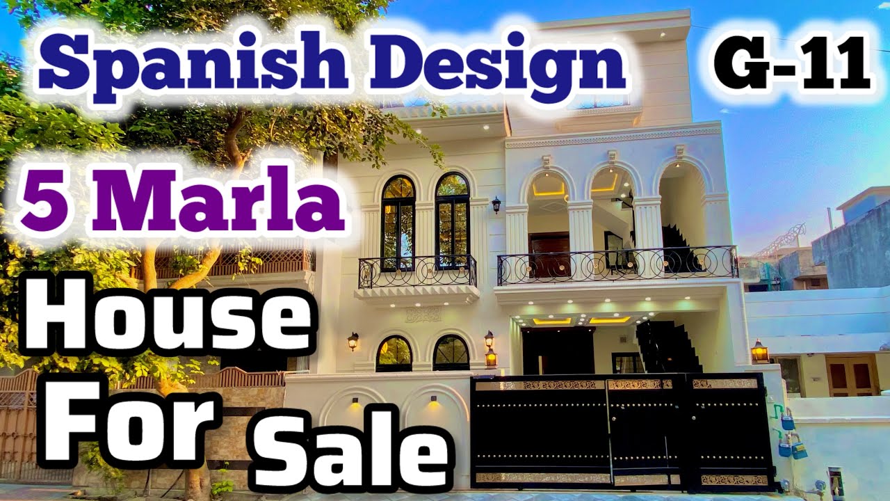 5 Marla House For Sale in Sector G-11 Islamabad | Spanish Design | #cda #g11 #house #houseforsale