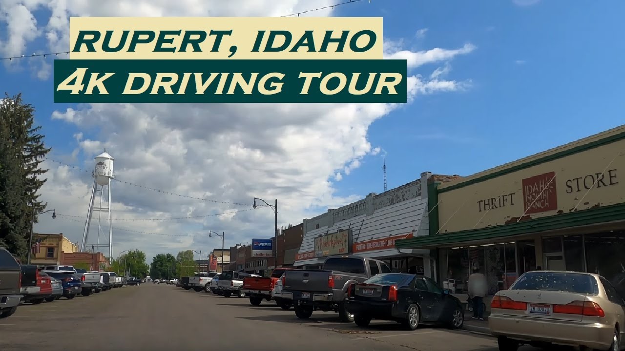 Rupert, Idaho | 4k Driving Tour | Dashcam
