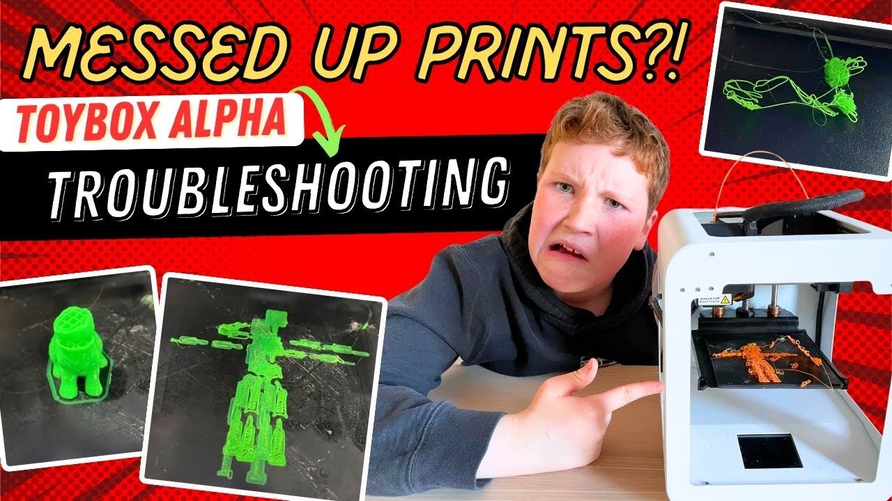 Messed Up Prints?? Troubleshooting Your Toybox Alpha 3D Printer