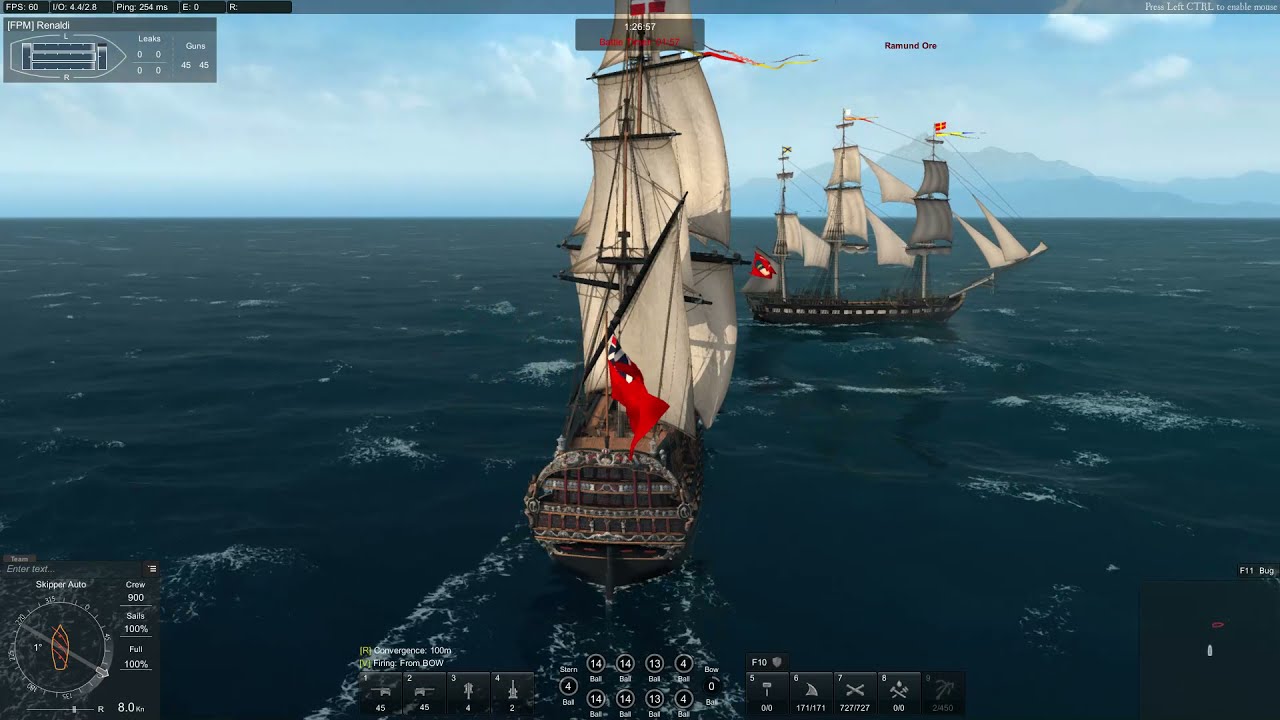 Nerd Alert! Testing the Perfect (Gold) Christian 2nd Rate Ship-of-the-line, Naval Action