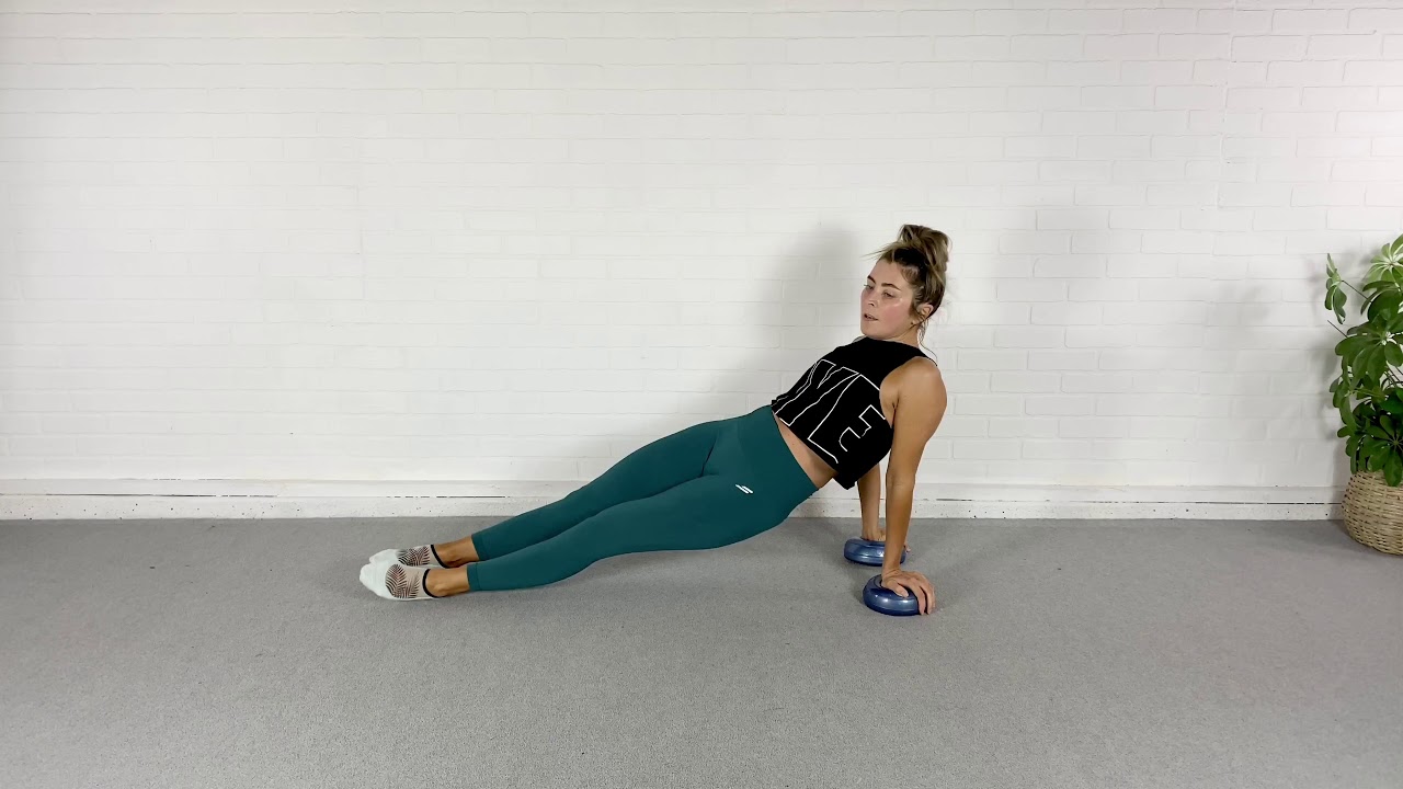 At-Home Core & Glute Workout | Trainer Kaitlin and the BOSU® Balance Pods