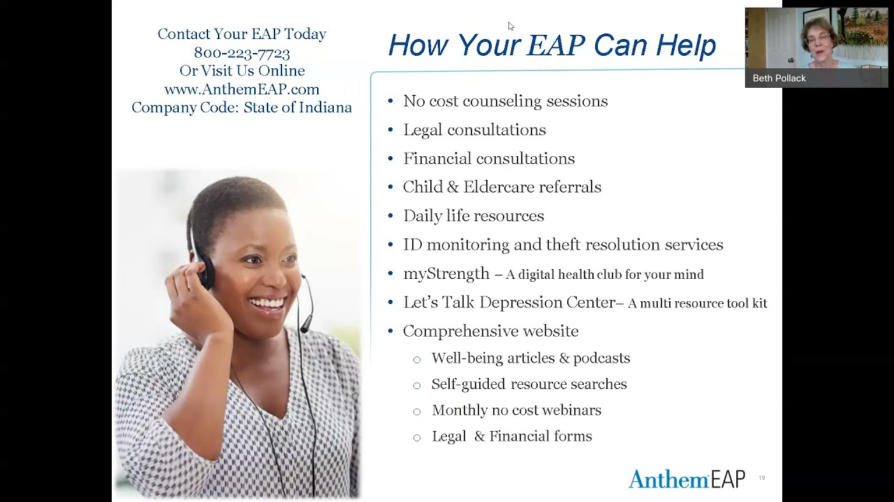 Anthem EAP Wellness Session: Stress Less - Tips & Tricks for Managing & Reducing Stress