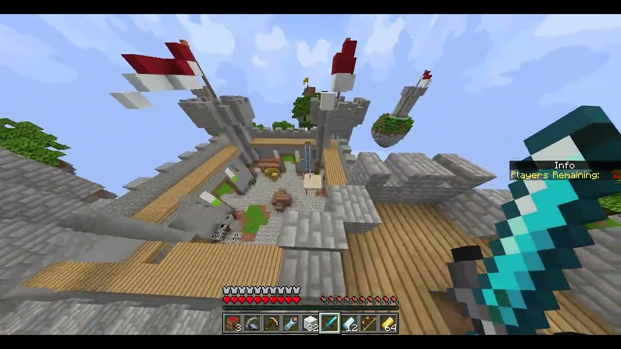 i played minecraft bed wars!!!!!!!!!!!!!