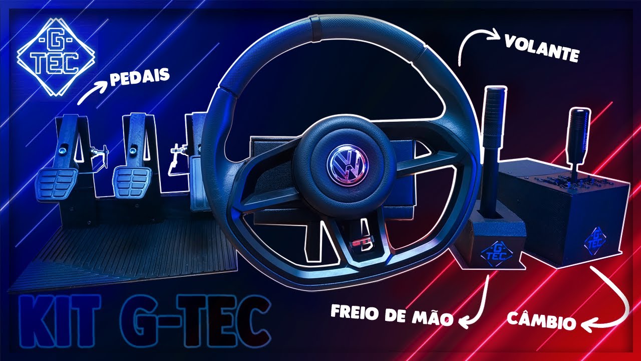 KIT COMPLETO G-TEC c/ FREIO DE MÃO [ESPECIFICAÇÕES E DETALHES]