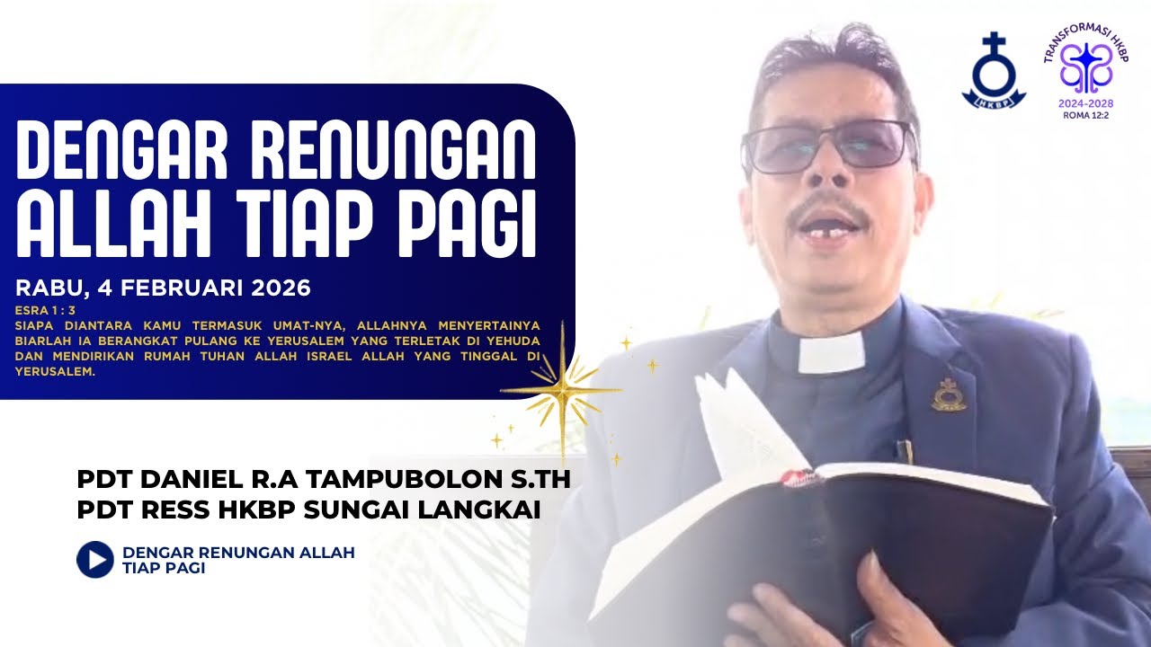 Dengar Renungan Allah Tiap Pagi | Rabu, 4 Febuari 2026
