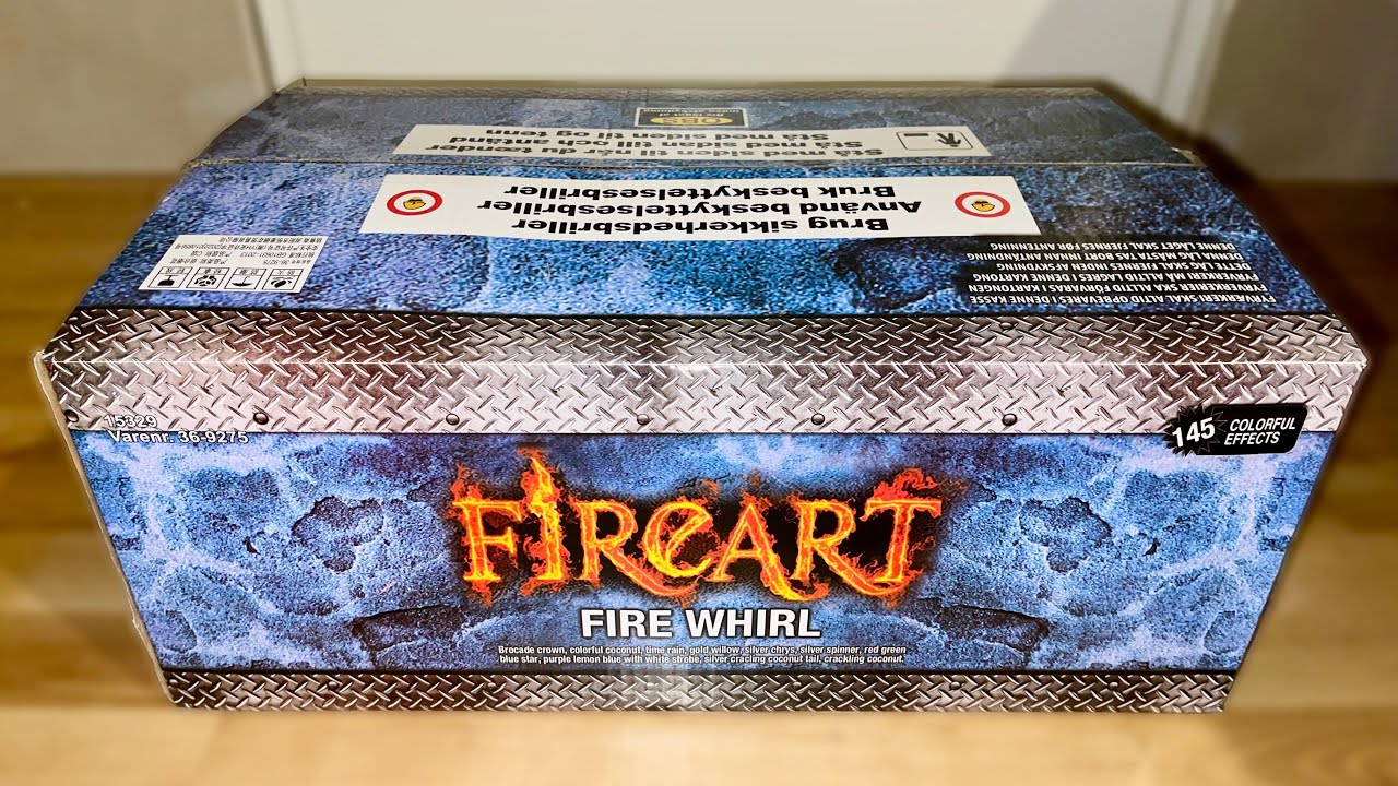 Fire Whirl Batteri (Fyrværkeritest 2024/2025)
