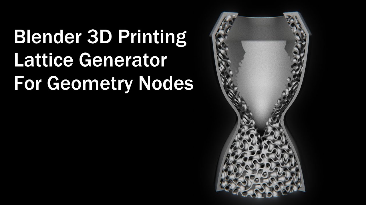 3D Printing Lattice Generator for Blender: Introduction