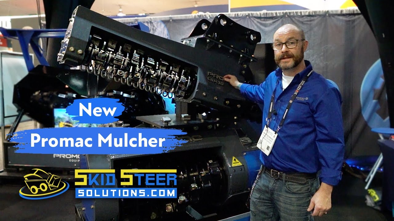 NEW Promac LSM30 Mini Excavator Drum Mulcher Overview | Skid Steer Solutions
