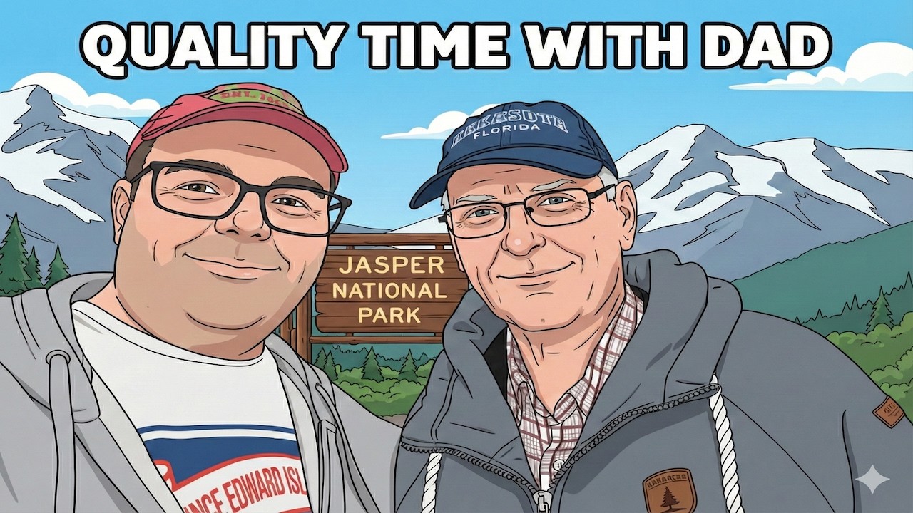 Посещение водопада Атабаска и реки Санвапта с отцом — совет для отцов и сыновей на 2026 год.