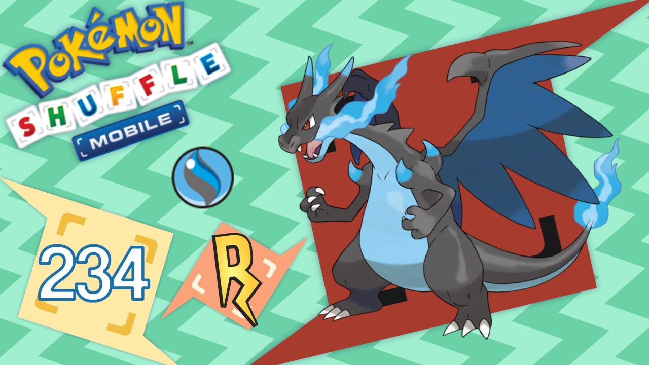 Pokémon Shuffle Mobile - MEGA CHARIZARD X !! Charizardita X!