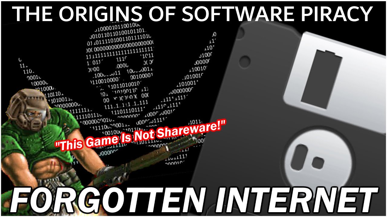 Early Internet Software Piracy (& The Origins) | Forgotten Internet