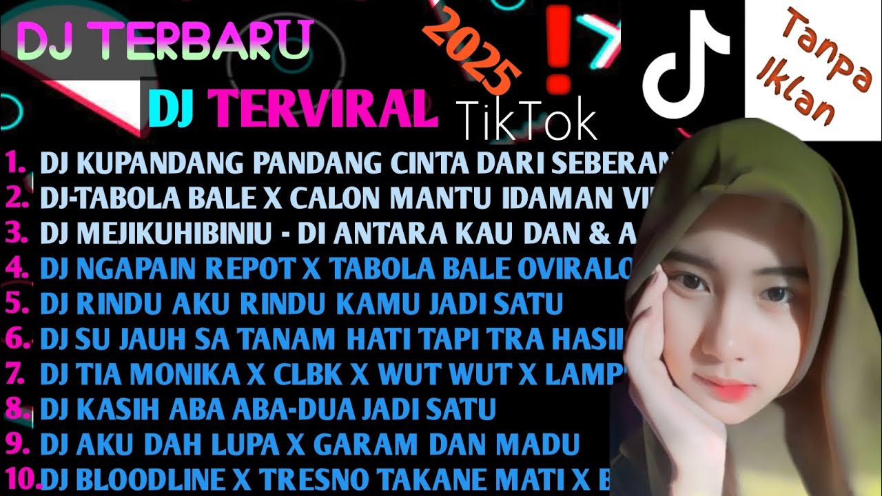 DJ TIKTOK TERBARU 2025 - DJ KUPANDANG PANDANG CINTA DARI SEBERANG - FULL ALBUM BASS (TANPA IKLAN)