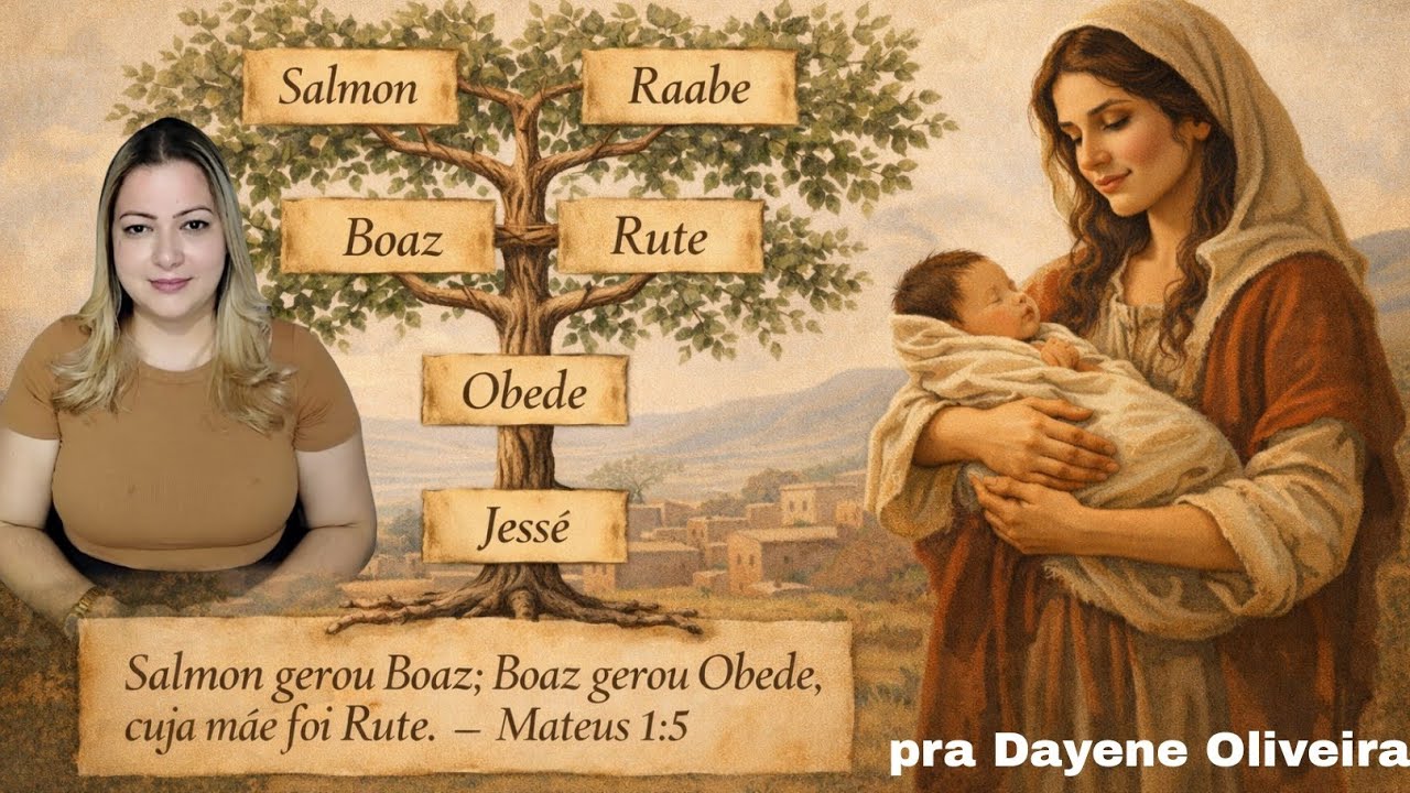 DEUS VAI MUDAR SUA HISTÓRIA (MATEUS 1.5 RUTE A GRÇA ACIMA DA LEI ) COM A PASTORA DAYANE