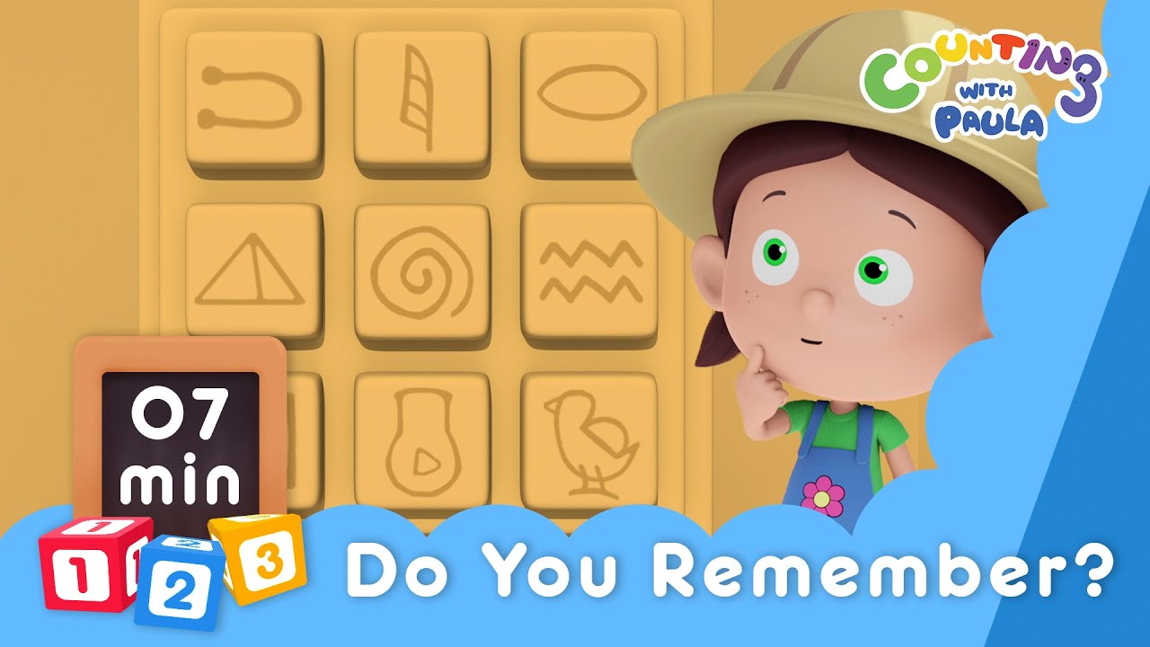 Do You Remember? - Counting with Paula | Learn to Identify Symbols and Pictures | For Kids