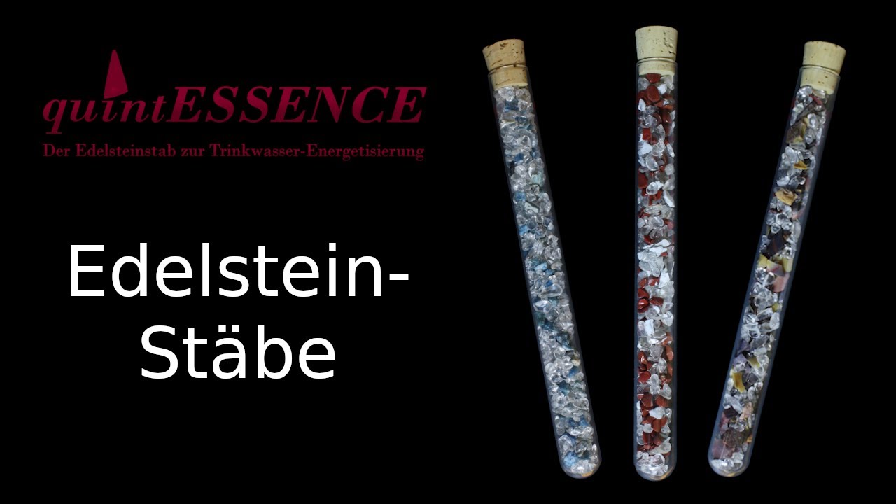 Verwendung von Edelsteinstäben