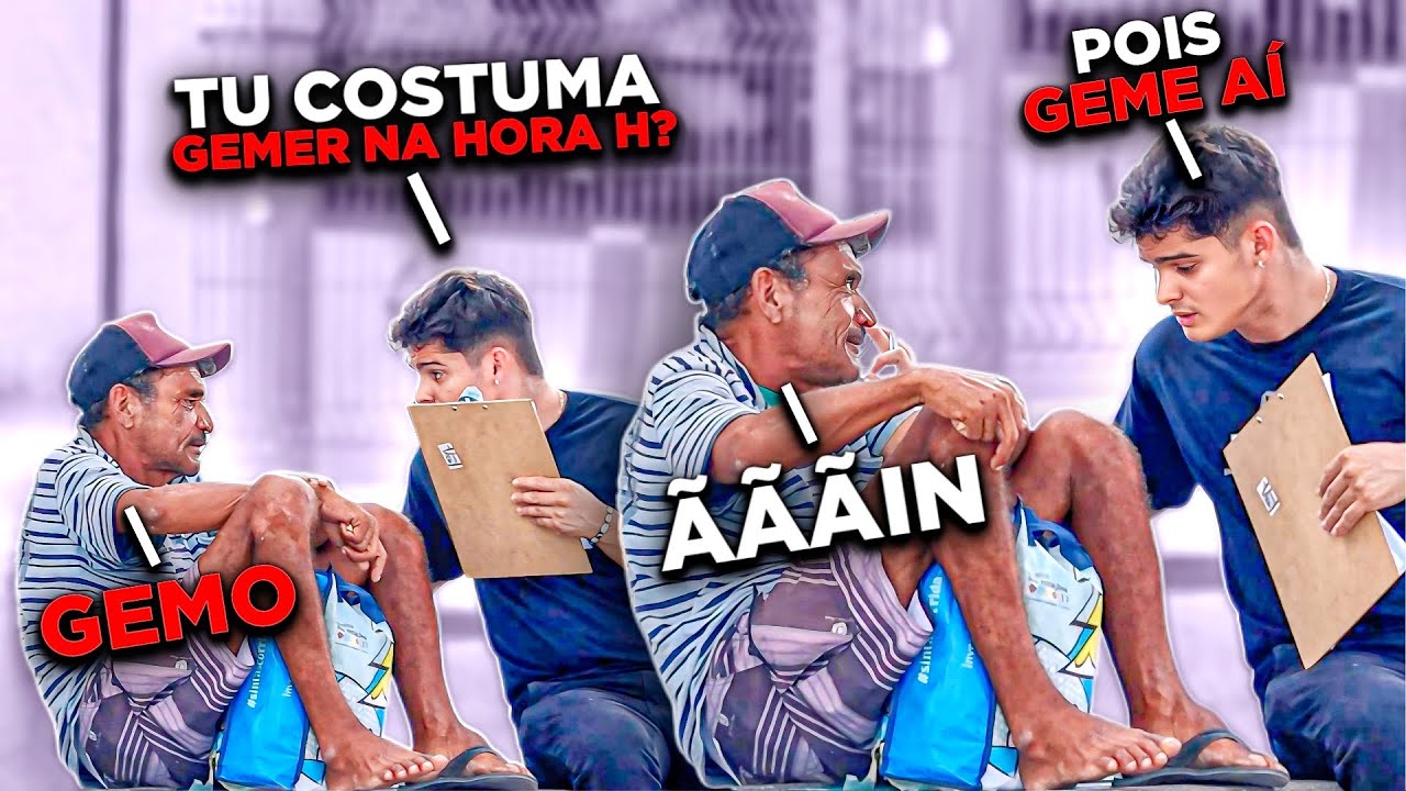 QUANDO TU GEME TEU BOG@ PISCA OU NÃO PISCA? - pegadinha