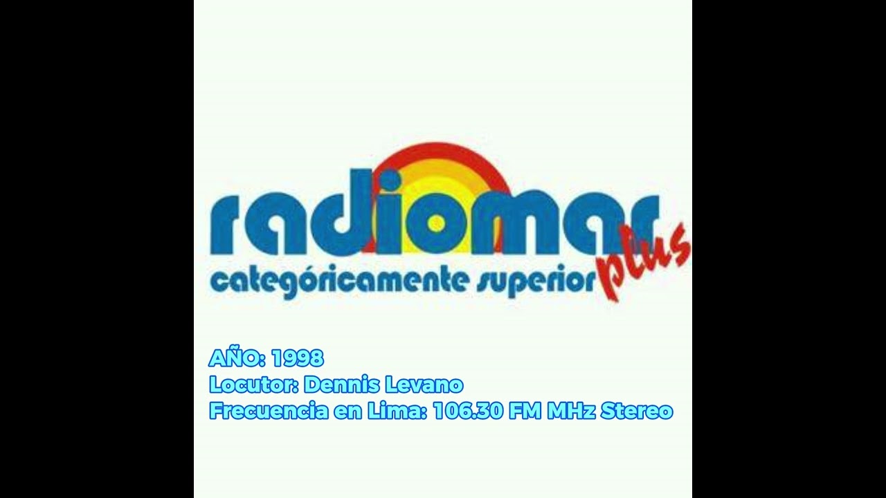 (AUDIO FILE) RADIOMAR PLUS, AÑO 1998, LIMA - PERÚ