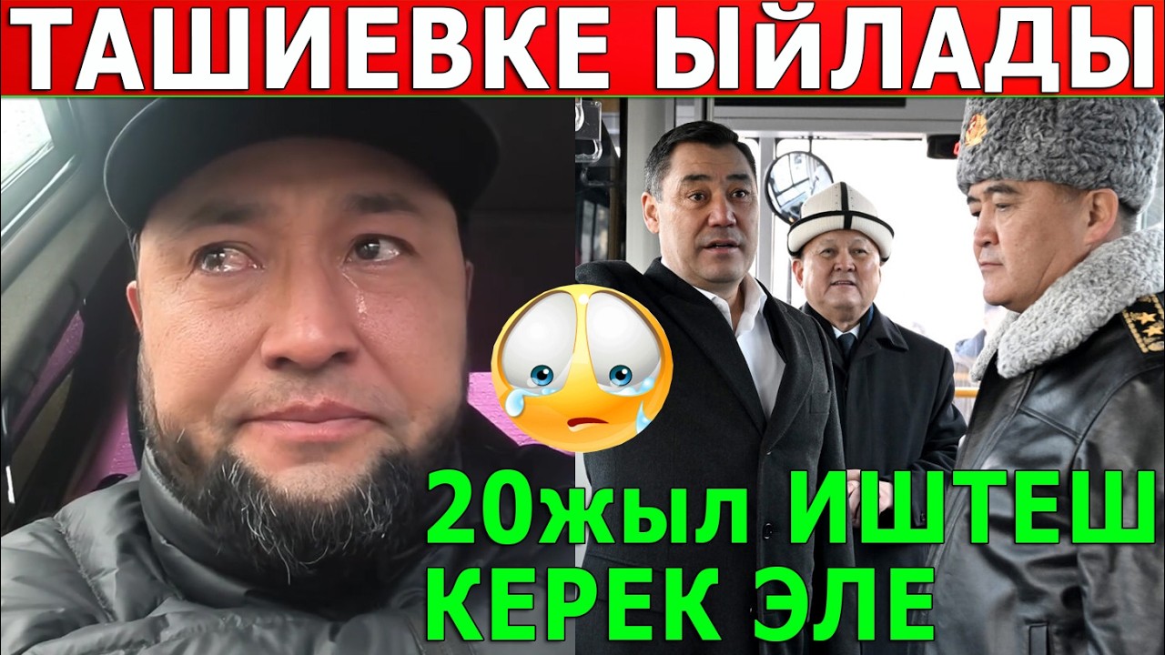 ТАШИЕВ КЕТКЕНИНЕ ЫЙЛАП ЖИБЕРДИ...