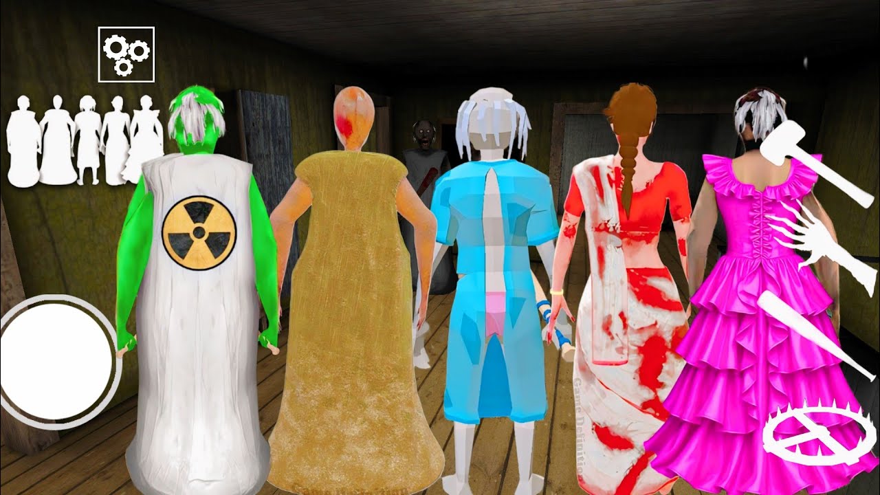 Playing as Mad Granny , Kamla , Zombie Granny , Granny Remake & Barbi Granny in Granny Chapter 2 