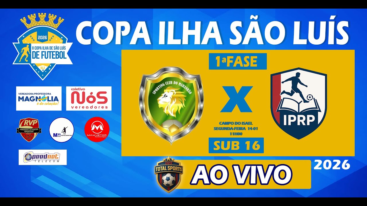 SPORTING X APICUM A&Ccedil;U  |  SUB 16 - COPA ILHA DE S&Atilde;O LU&Iacute;S 2026