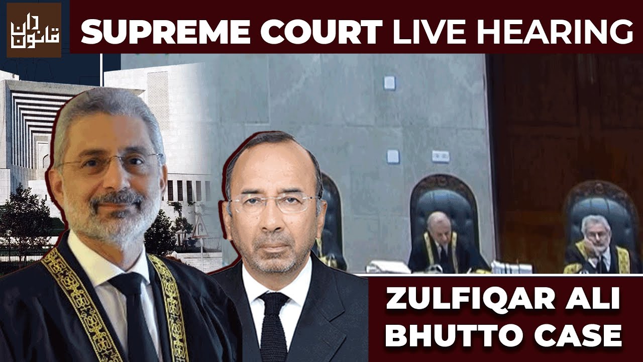 🔴Live SC - Presidential reference on Zulfiqar Ali Bhutto Execution - Makhdoom Ali Khan's arguments