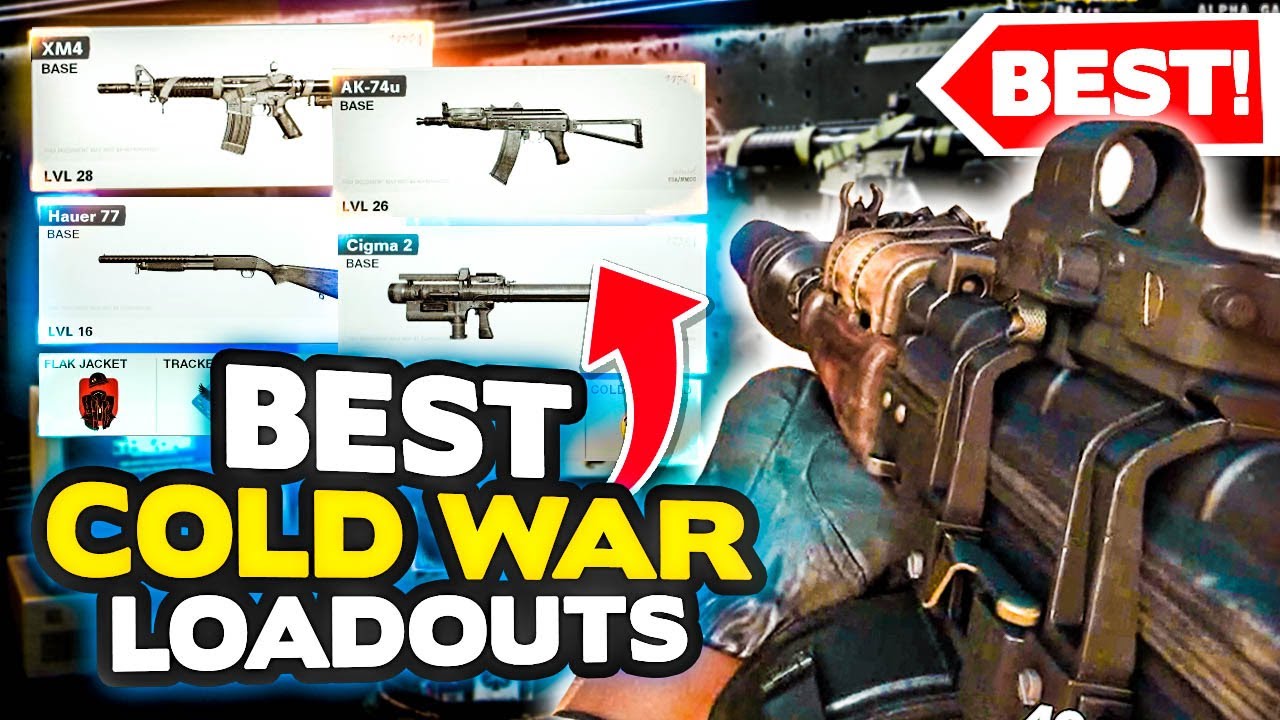 Black Ops Cold War Top 5 BEST LOADOUT + Class Setups 😍 (Ak74u, Mp5, Xm4 + MORE!)